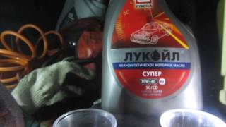 Масла Lukoil 5w40 и 10w40 на морозе 30Сº [upl. by Ia]