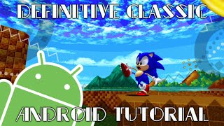 DEFINITIVE CLASSIC PACK in SRB2  ANDROID TUTORIAL [upl. by Etnovahs]