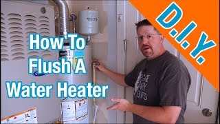 How To Flush A Hot Water Heater To Remove Sediment [upl. by Narok905]