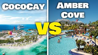 Carnivals Amber Cove vs Royal Caribbean’s CocoCay Which is better [upl. by Wilhelmina]