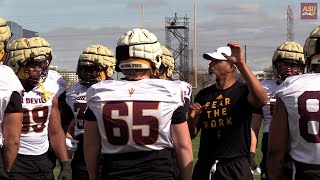 Sights and sounds from ASUs first spring practice 3262024 [upl. by Yecaw]