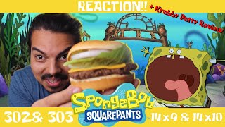 Krabby Patty Meal Review and Kamp Koral is Canon  SpongeBob “Kreepaway Kamp” REACTION [upl. by Nnodnarb]