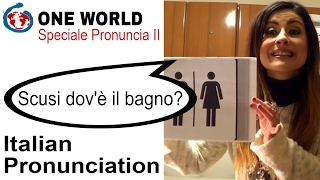 One World Italiano Speciale Pronuncia parte 2 [upl. by Anders444]