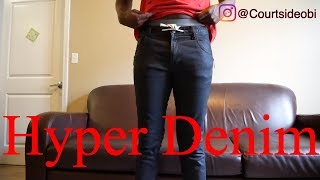 My New Favorite Denim Coated Waxed Slim Jeans HYPER DENIM 48 [upl. by Neiluj]