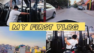 My first vlog  H R Vlogs [upl. by Enaerb]