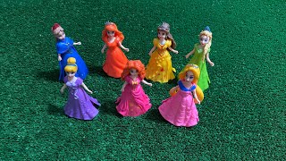 Elsa Doll Dress Transformation  DIY Miniature Ideas for Barbie Wig Dress Faceup and More [upl. by Sussman]