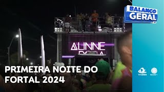 Primeira noite do Fortal 2024 tem pagode baiano e axé raiz agitando os foliões  Balanço Geral CE [upl. by Watkins]