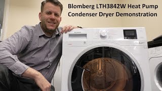 Blomberg LTH3842W 8Kg Heat Pump Condenser Dryer [upl. by Margot641]