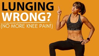 Are You Lunging WRONG 3 Tips To FIX Your Lunge [upl. by Jar]