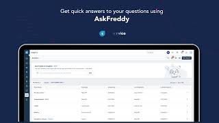 AskFreddy in Freshservice  The best conversational support tool out there for your IT needs [upl. by Paxton]