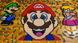 The Super Mario Bros Movie in Dominoes [upl. by Mccollum]