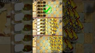 Pvz 2  Coconuts Cannon level 1 Max Mastery 200 Vs 50 Pharaoh Zombies shorts [upl. by Tedi]