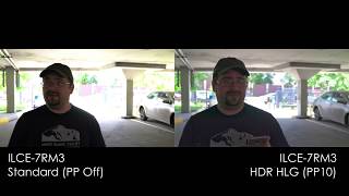 4K HLG High Dynamic Range vs SDR extreme backlight test [upl. by Lucian]