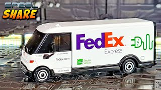 Matchbox Working Rigs GM Brightdrop Zevo 600 Fedex Express Van with Opening Parts [upl. by Aiselad]