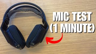 Logitech G733 Microphone Test 1 Minute [upl. by Adolf]