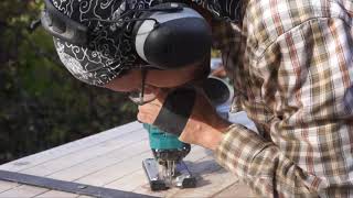 La porte du cabanon  DIY  Transformer un volet en porte rustique [upl. by Gean]