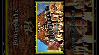 learnhow play ironmaiden powerslave power slave guitarsolo tabs show stepbystep [upl. by Vilma]