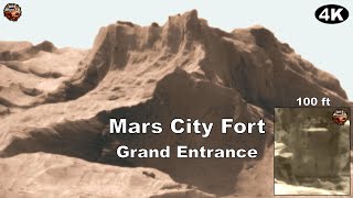 MARS Grand Entrance Forbidden City Fort Structures ArtAlienTV 4K [upl. by Ettesus95]