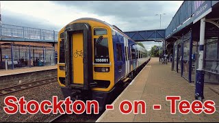 Stockton  on  Tees  Come with me on a 6 mile adventure including a visit to Stockton Market [upl. by Alemat667]