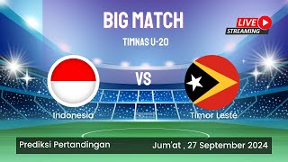 Live Indonesia vs Timor Leste  AFC U20 Asian Cup Qualifiers [upl. by Betti]