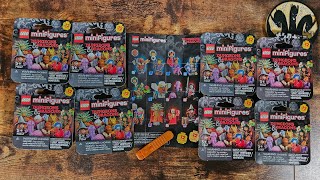 Lego DampD Minifigure unboxing 8 packs  Chill and Build [upl. by Atinor168]