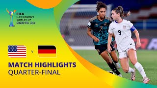 USA v Germany  FIFA U20 Womens World Cup Colombia 2024  Match Highlights [upl. by Rivy185]