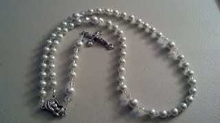 How To Make A Simple 5 Decade Catholic Rosary [upl. by Ateloj296]