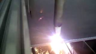 CNC Machine Plasma Cutting 12quot Steel [upl. by Russon]