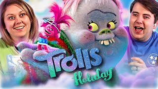 TROLLS HOLIDAY 2017 SPECIAL REACTION  First Time Watching [upl. by Feodor364]