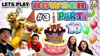 Lets Play MARIO PARTY 10 Bowser Party in Mushroom Park FGTEEV 5 Player FAMILY GAMEPLAY Part 3 [upl. by Gonyea]