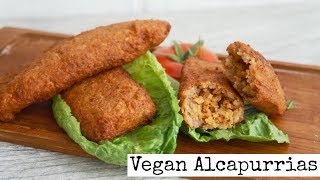 Vegan Alcapurrias  Stuffed Green Bananas [upl. by Soloma]