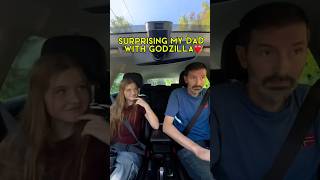 Surprising my dad with quotGodzillaquot Watch his reaction 😁emma carpoolkaraoke eminem [upl. by Zanlog9]