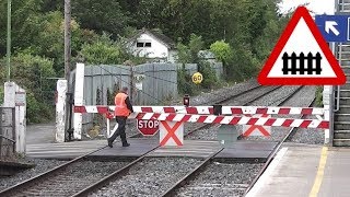 Railway Crossing  Ashtown Station Dublin [upl. by Asaph]