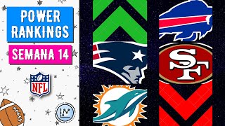 POWER RANKINGS NFL SEMANA 14 [upl. by Nagey]