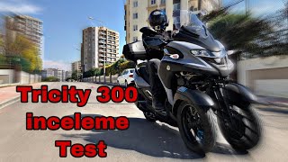 Türkiye de Tek Tricity 300 İncelemesi  2020 Tricity 300 yakından test [upl. by Eustacia]