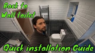 How to fit a back to wall toilet [upl. by Harberd]