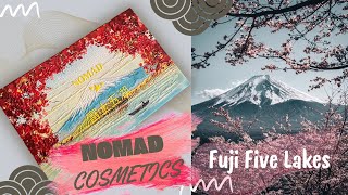 RödBlå Look med nomadcosmetics Fuji five lakes paletten [upl. by Eagle]