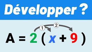 DÉVELOPPER ✅ Facile  Simple distributivité 💪 Exercice [upl. by Nate]