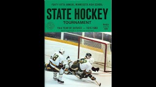 1989 MN State High School League Hockey Tourney Consolation Round  South St Paul vs Warroad [upl. by Annaear]