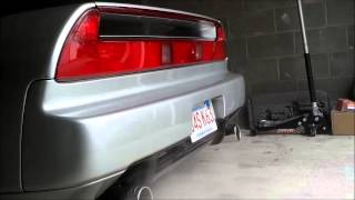 NSX Exhaust Comparison [upl. by Nogas]