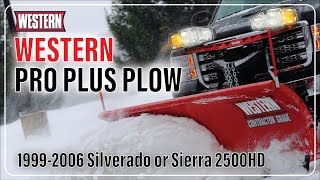 Western Pro Plus Snowplow for 19992006 Silverado or Sierra 2500HD Owners Titan Truck Spokane WA [upl. by Eileen398]