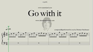 Go with it  Easy Piano  Dietmar Steinhauer [upl. by Rothmuller308]