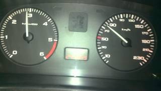 Peugeot 406 20 hdi chipped acceleration 0100 [upl. by Ariay]