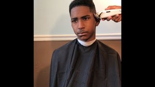 BALD DROP FADE TUTORIAL 14 YEAR OLD BARBER [upl. by Heshum]