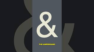 The Fascinating Evolution of the Ampersand Symbol [upl. by Yulma]