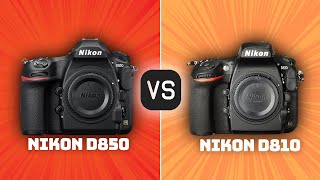 Nikon D850 vs Nikon D810 Which Camera Is Better With Ratings amp Sample Footage [upl. by Pompei]