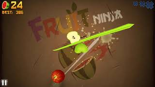 Fruit Ninja Lite  iOS Game  Version 184  Full Gameplay [upl. by Jada29]