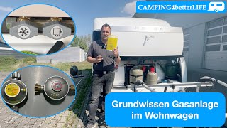 Camping  Tipp Grundwissen Gasanlage im Wohnwagen [upl. by Dranik]