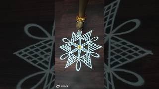 Simple muggulu designs with dots rangoli muggulu shorts youtubeshorts trending viralshorts [upl. by Eecart885]