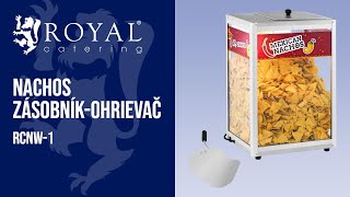 Nachos zásobníkohrievač Royal Catering RCNW1  Predstavenie produktu 10010736 [upl. by Ranitta]